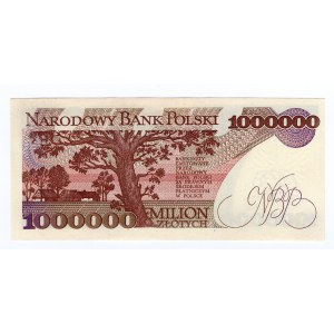 Poland, 1000000 zloty 1991, Series F
