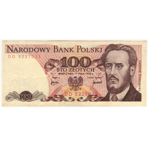 Polska, 100 złotych 1976, seria DD
