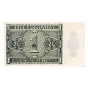 Poland, 1 zloty 1938, IH series