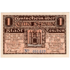 Cieszyn (Teschen), 1 koruna 1919