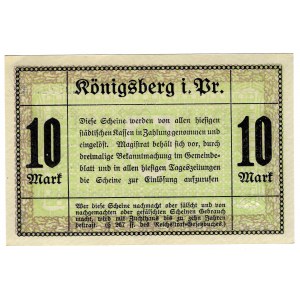 Königsberg (Konigsberg), 10 marks 1918