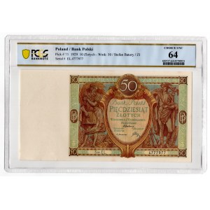 Polska, 50 Złotych 1929, Seria EL