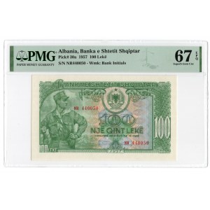Albania, 100 leke 1957