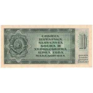 Yugoslavia, 10 dinar 1950