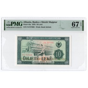 Albania, 10 leke 1976