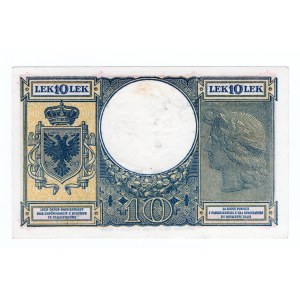 Albánie, 10 lek 1940 - italská okupace - krásná