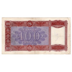 Albania, 100 franga , bez daty (1940), seria T3 - włoska okupacja