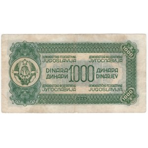 Jugosławia, 1000 dinara 1944