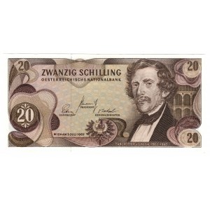 Austria, 20 schilling 1967