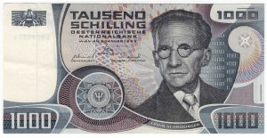 Austria, 1000 schilling 1983