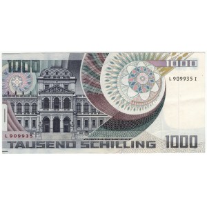 Austria, 1000 schilling 1983
