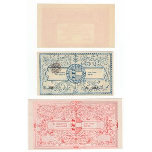 Austria(Karyntia) 1918, zestaw 3 sztuk(10 kronen, 20 kronen, 100 kronen)