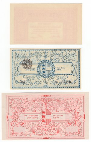 Austria(Carinthia) 1918, set of 3 pieces(10 kronen, 20 kronen, 100 kronen)