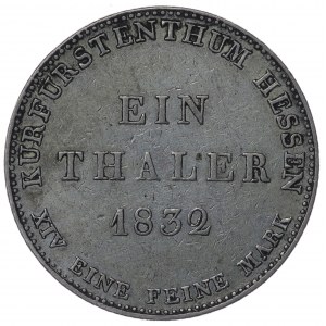Niemcy, Hessen-Kassel, talar 1832