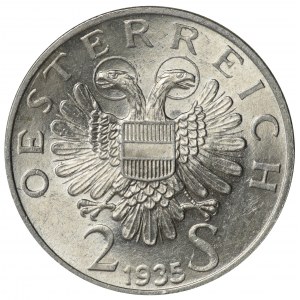 Austria, 2 schilling 1935