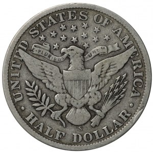 United States of America, 1/2 dollar 1909 S, Barber