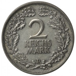 Germany, 2 marks 1926 D