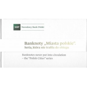 Poland, Set of circulating banknotes Cities of Poland 1990