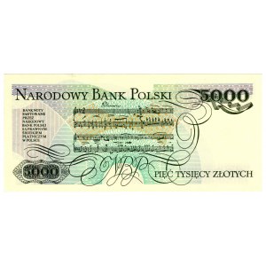 Poland, PRL, 5,000 zloty 1988, DA series
