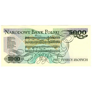 Polska, PRL, 5 000 złotych 1982, seria DP