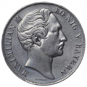 Germany, Bavaria, 2 guilders 1853