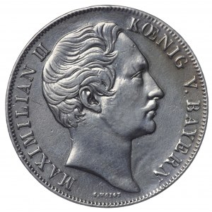Allemagne, Bavière, 2 florins 1855