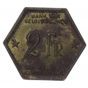 Belgian Congo, 2 francs 1943