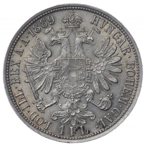 Austria, 1 florin 1889