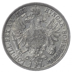 Austria, 1 floren 1883