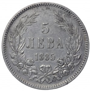 Bułgaria, 5 leva 1885