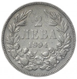 Bulgaria, 2 leva 1894 KB