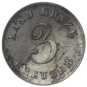 Niemcy, Sachsen-Coburg-Gotha, 3 kreuzer 1835