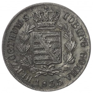 Niemcy, Sachsen-Coburg-Gotha, 3 kreuzer 1835