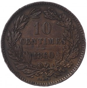 Luxembourg, 10 centimes 1860 A
