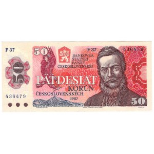 Czechosłowacja, 50 korun 1987