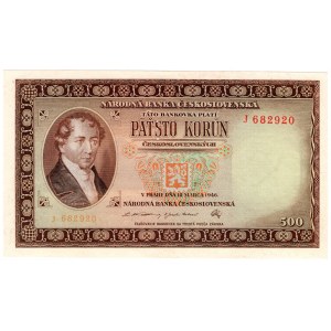 Czechosłowacja, 500 korun 1946 SPECIMEN