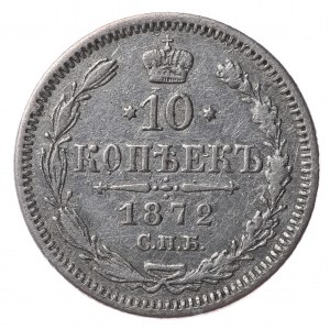 Rosja, 10 kopiejek 1872