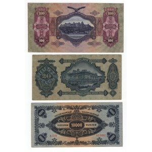 Hungary, set of 3 pieces