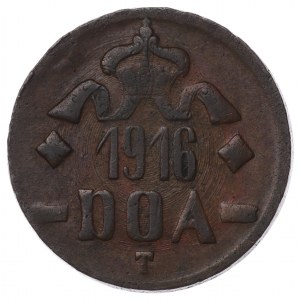 Niemcy, Niemiecka Afryka Wschodnia, 20 heller 1916 T