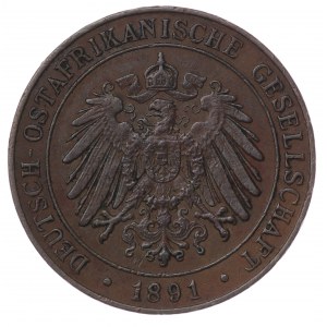 Niemcy, Niemiecka Afryka Wschodnia, 1 pesa 1891