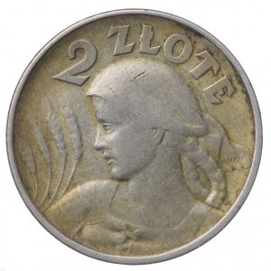 Poland, Second Republic, Woman and ears, 2 gold Philadelphia 1924 - REPLACEMENT