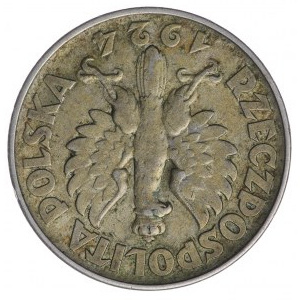 Poland, Second Republic, Woman and ears, 2 gold Philadelphia 1924 - REPLACEMENT