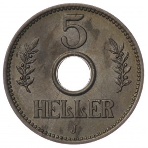 Niemcy, Niemiecka Afryka Wschodnia, 5 heller 1913 J