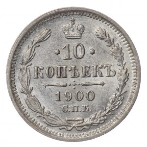 Rosja, 10 kopiejek 1900