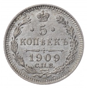 Russia, 5 kopecks 1909
