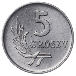 Poland, communist Poland, 5 pennies 1971
