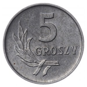 Polska, PRL, 5 groszy 1962