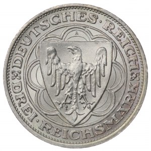 Niemcy, Republika Weimarska, 3 marki 1931 A, Berlin, Magdeburg