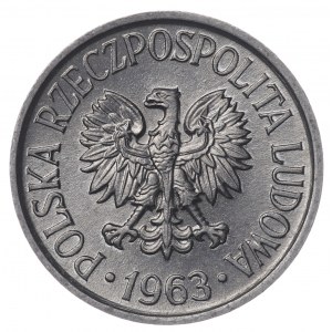 Polska, PRL, 5 groszy 1963