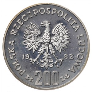 Polska, PRL, 200 złotych 1982 Bolesław Krzywousty